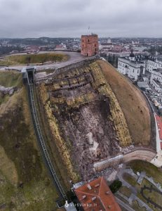 Gedimino_kalno_erozija1