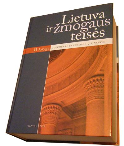 Knyga „Lietuva ir žmogaus teisės. 2 dalis“