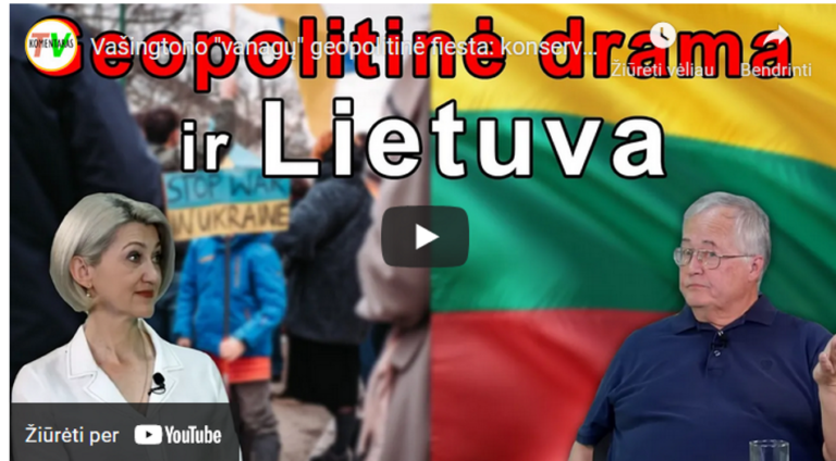 Vašingtono „vanagų” geopolitinė fiesta: konservatorių vaidmuo – rizika Lietuvos sąskaita?