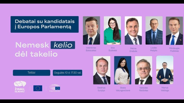 Pirmieji kandidatų į EP debatai