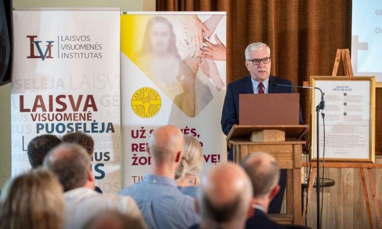 Prof. Alvydas Jokubaitis. Naujoji Lietuva ir senos dorybės
