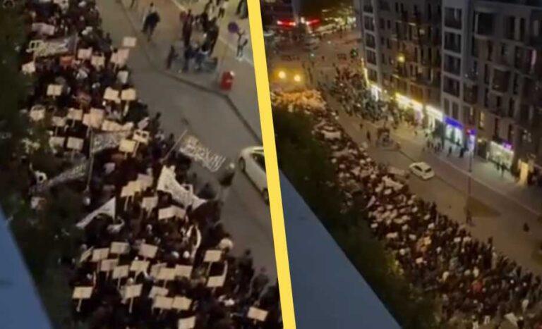 Didelė islamistų demonstracija reikalauja Europos kalifato