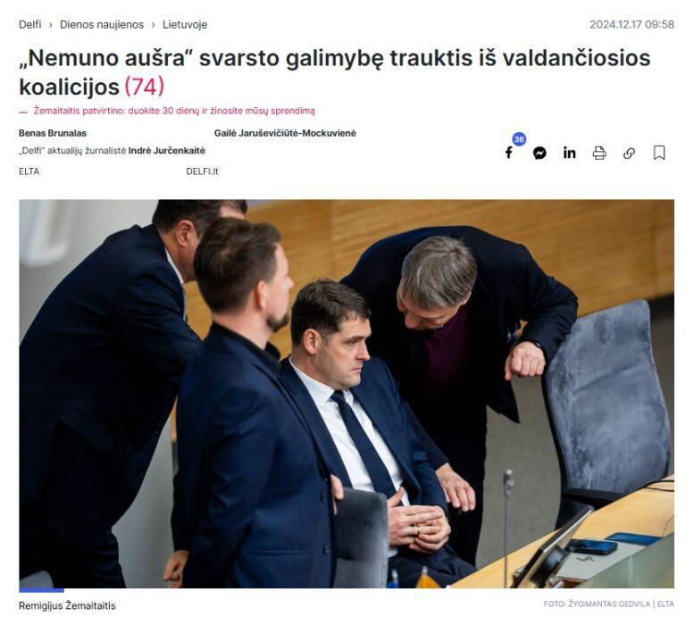 Linas Karpavičius. Konservatorių torpeda?