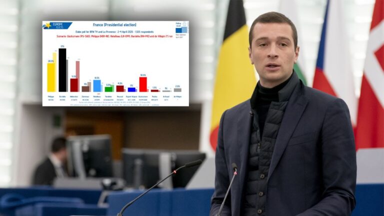 Po teisinių veiksmų prieš Le Pen smarkiai pirmauja ją pakeitęs Bardela