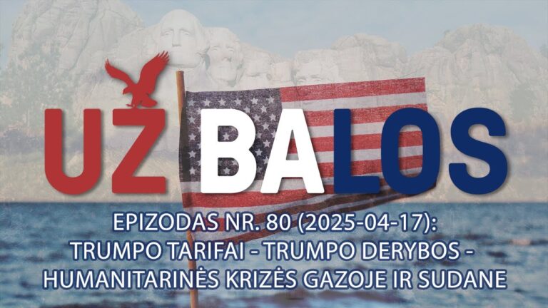„Už Balos“. Trampo tarifai – Humanitarinės krizės Gazoje ir Sudane